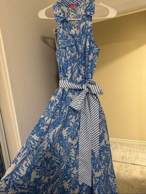 Lilly Pulitzer Chrisella dress Blue and White Printed Dress